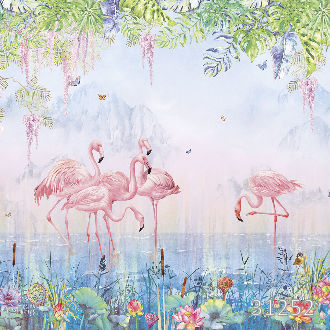 Flamingos lilac
